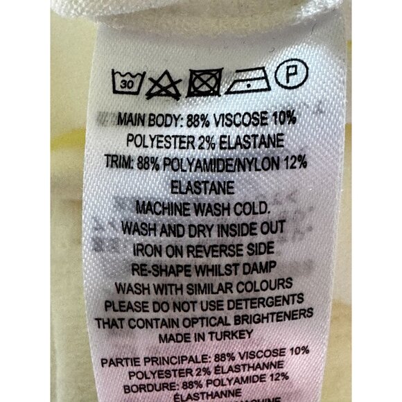 French Connection White Bodycon Sheath Dress Sz 2 Mesh Cutout Party Cocktail - Picture 6 of 11